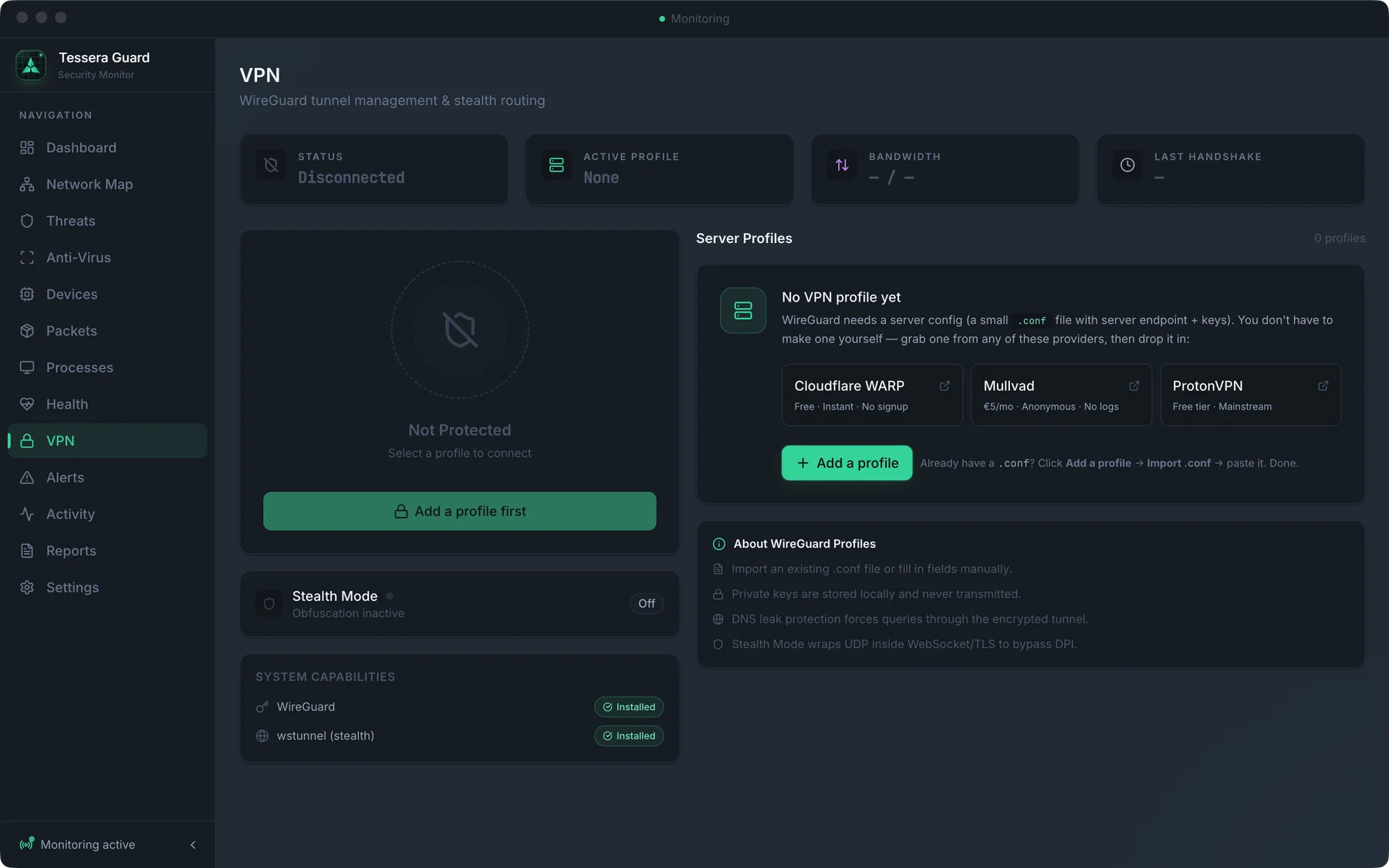 Tessera Guard — VPN